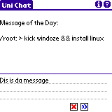 Main screen