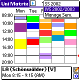 Main screen