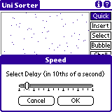 Speed setting